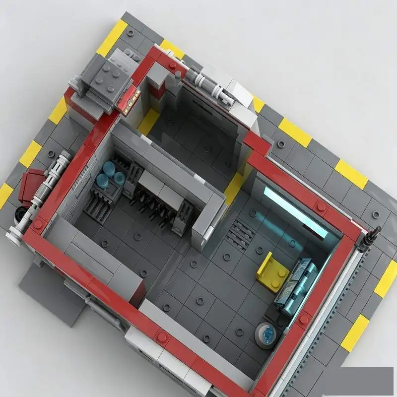 Фото НОВИНКА: Конструктор MOC «База-посадка клоун-солдатов» (1142 детали), научно-фантастическая модель, развивающая игрушка для самостоятельной сборки, подарок на день рождения, коллекционная серия №4