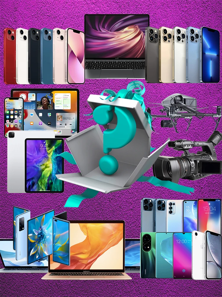 More 100% Electronic Gift Surprise Smartwatch Video card Laptop Tablet Drone Smart Products Box Lucky Mystery Iphone Gamepadmore |