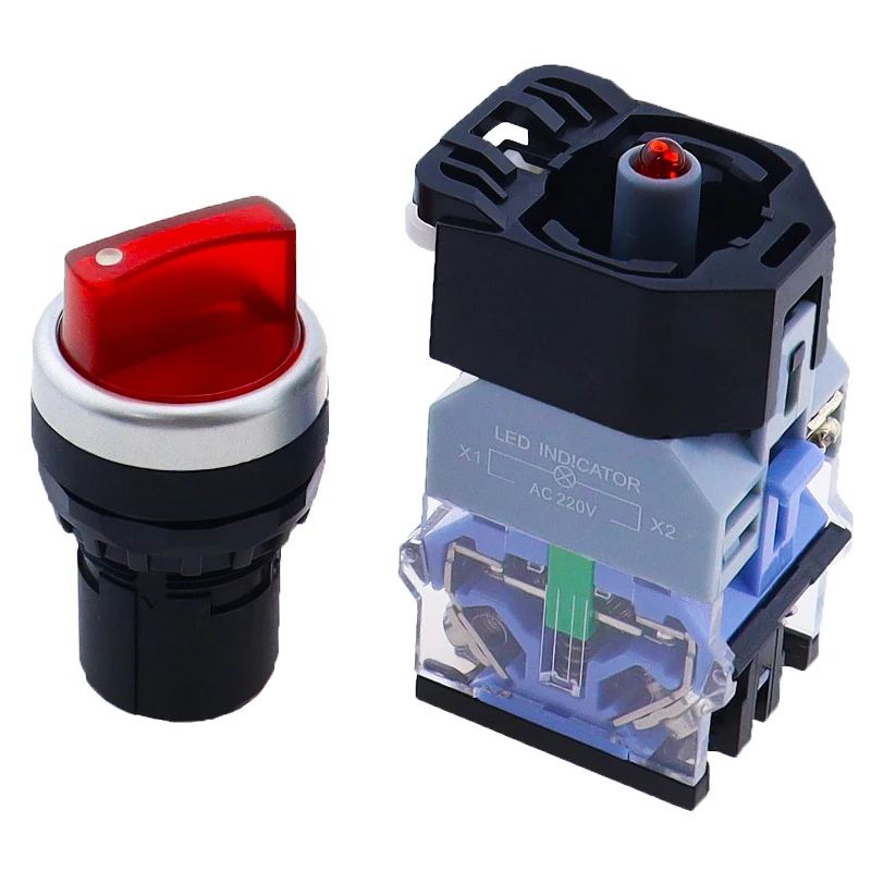 1 шт. светодиодный кнопочный переключатель с лампой 22 мм