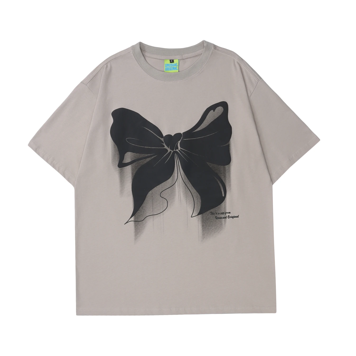 

Oversized T-shirt Zsisi monogatari summer foaming printing short sleeve female butterfly loose off big yards back design feeling