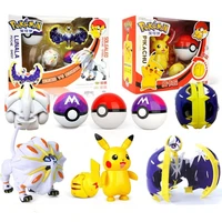pokemon toy genuine poke ball pikachu charmander mewtwo action figures anime model christmas gift childrens toys