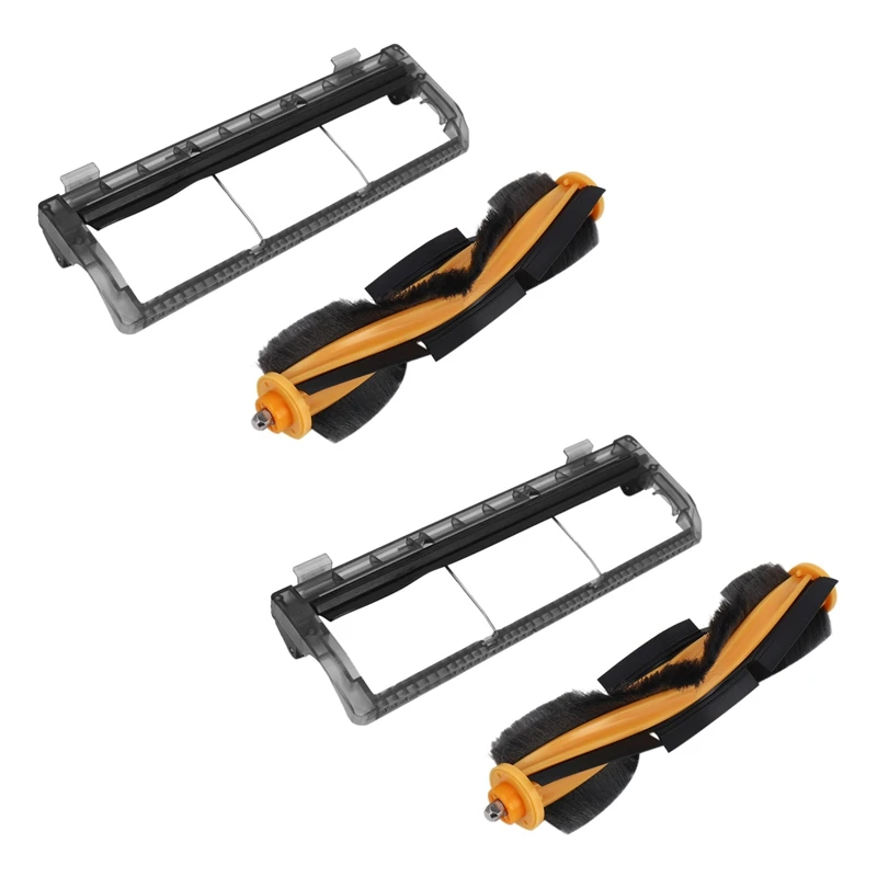 

2X Replace Spare Parts Main Brush Cover Kit For Ecovacs Deebot Ozmo 900 DN5G Vacuum Cleaner Parts
