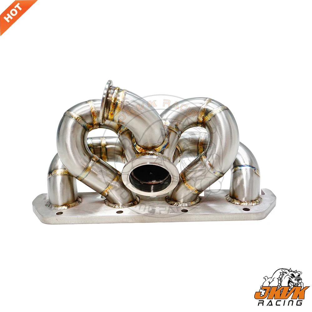 

JKVK RACING 42 мм OD 3 мм толщиной SS304 Vband Фланец G olf5 EA888 EA113 2.0T T3 Выпускной турбоколлектор для A3 S3 A5 Q5 A6 TT TTS