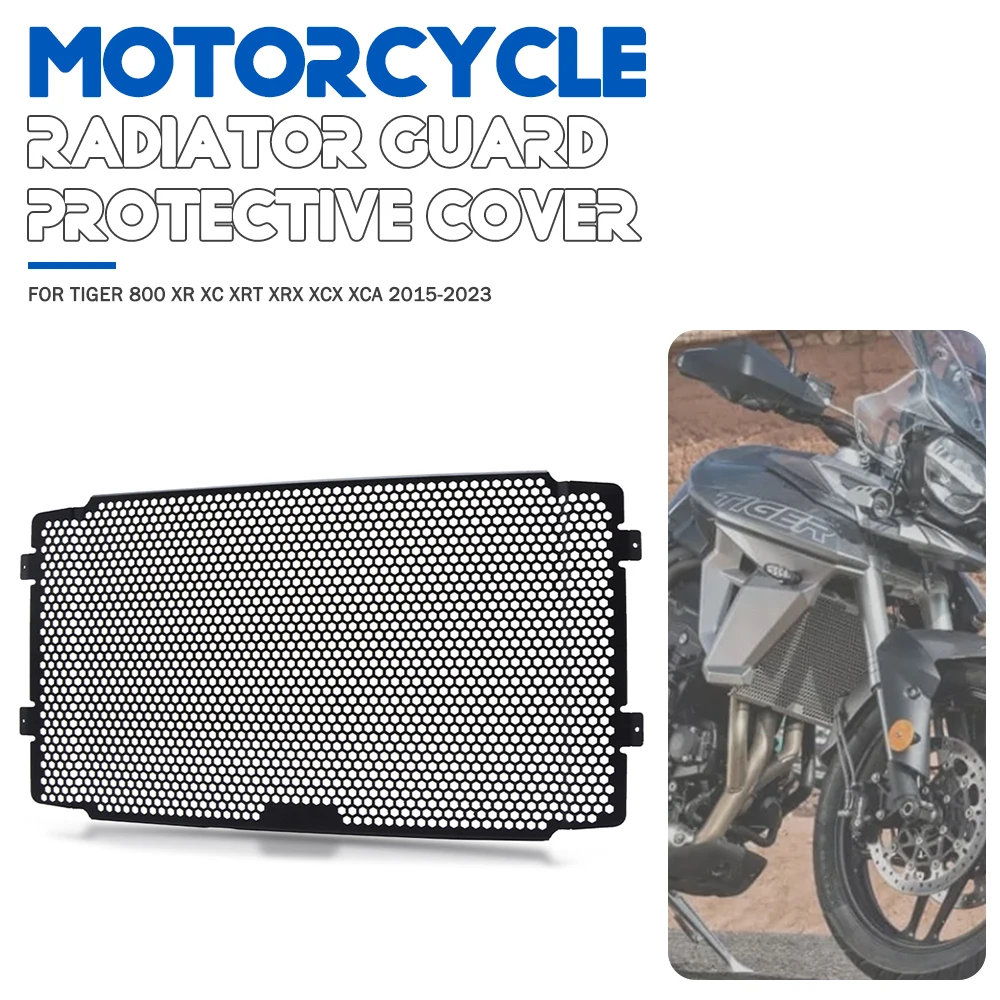

Radiator Grille Grill Guard Cover Protection For Tiger 800 XR XC XRT XRX XCx XCA 800XR Motorcycle 2015- 2019 2020 2021 2022 2023