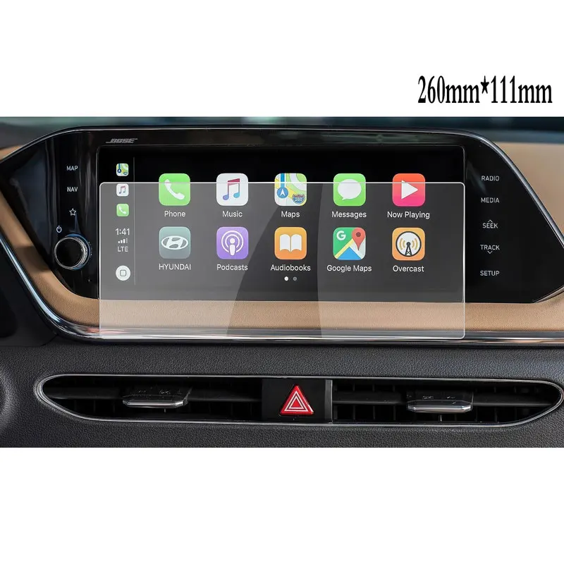 

For Sonata DN8 2020 10.25 Inch Car Navigation Touch Center Screen Protector Auto Interior Accessories Tempered Glass Film