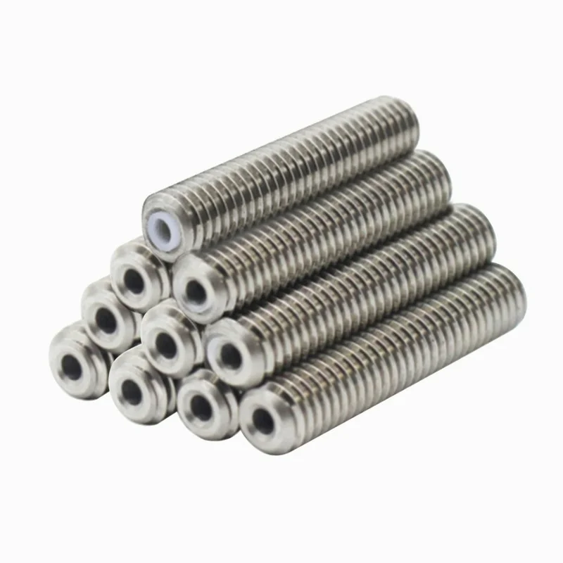 

2pcs/set ANET A8 A2 PTFE Tube Inside M6*30mm Nozzle Throat Tube for 1.75mm Filament Makerbot MK8 3D Printer Extruder 3d Printer