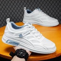 mens shoes summer new mesh breathable white shoes trendy comfortable all match sports shoes mens fashion casual shoes