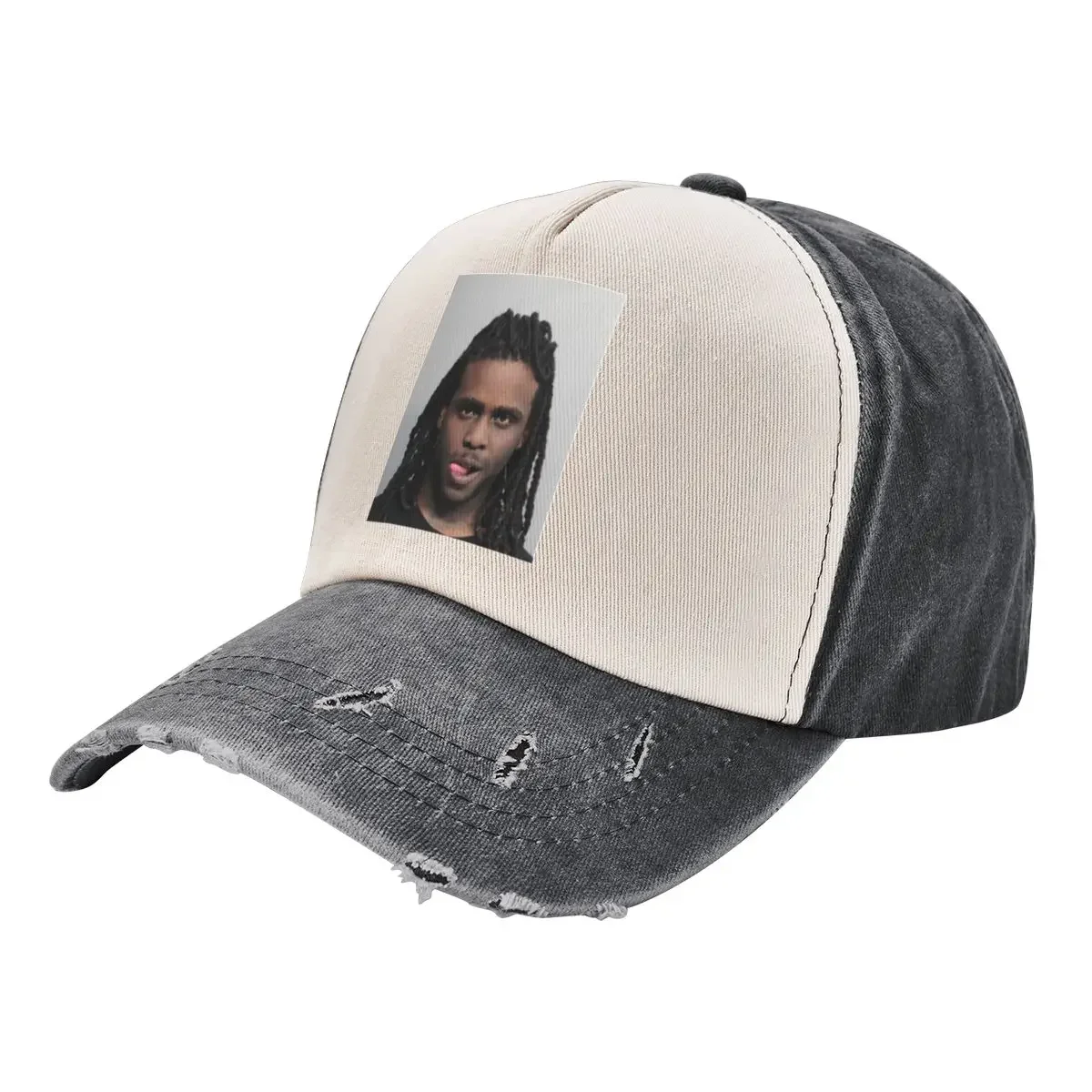 Фото «Gief Keef Mugshot» Chief Keef Aint Bout This Chief Keef Aint Bout That Love Sosa Стильная футболка с графическим принтом Chir Бейсбольная кепка №1