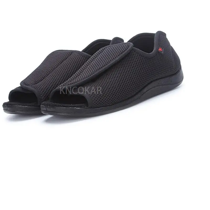 Диабет толстая стопа широкая обувь для стариков опухшая деформация среднего