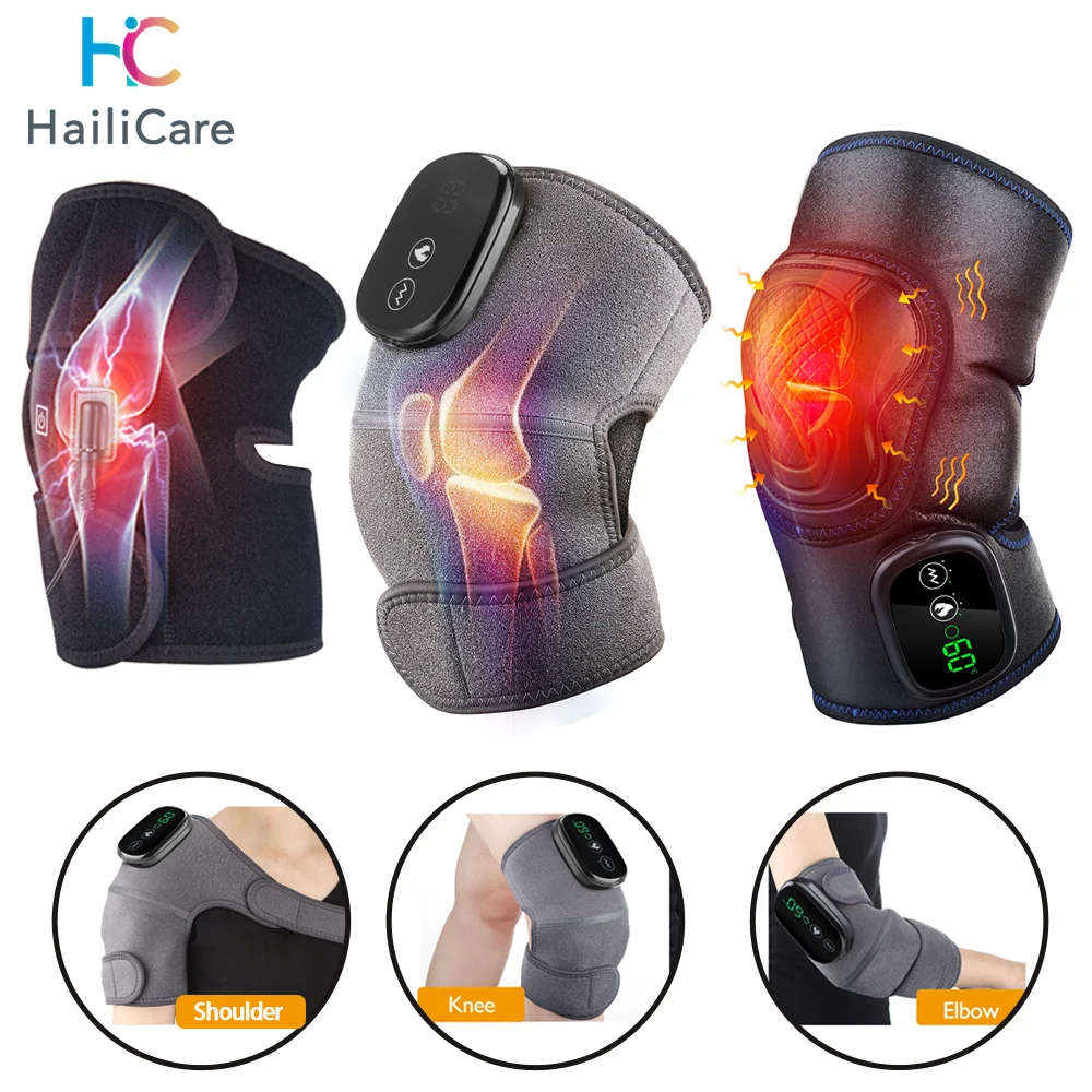 

Electric Heating Therapy Knee Massager Shoulder Physiotherapy Leg Arthritis Elbow Joint Pain Relief Warm Knee Pad Brace Massage