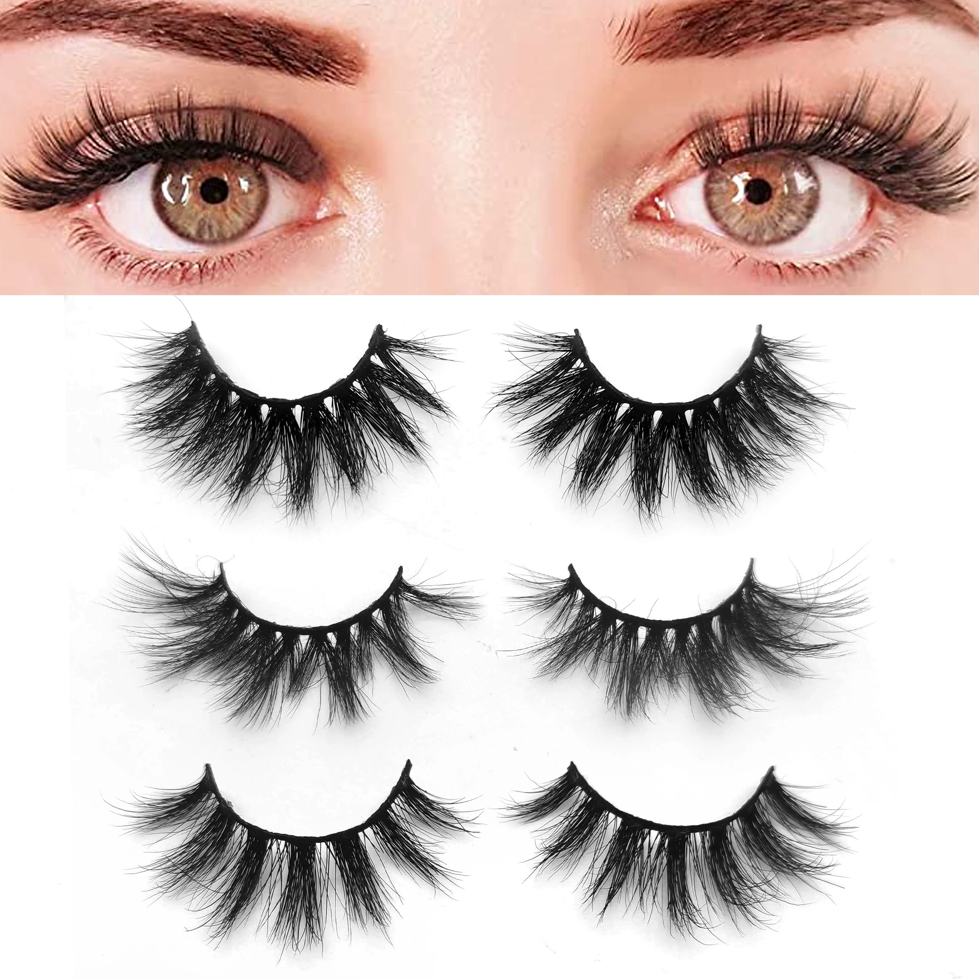 150 пар норковых ресниц