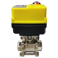 ac220v dc24v ip67 electric actuator ball valve with electric actuator