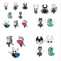 anime hollow knight cosplay electroplated brooch and badge of game metal dripping glue props accessories gifts