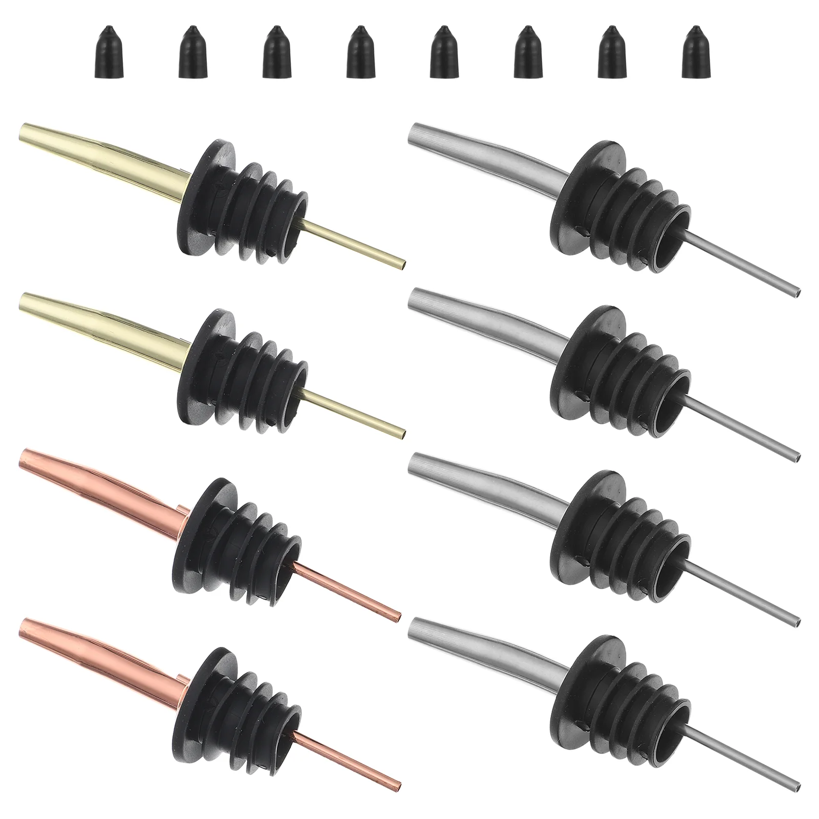 

8 Sets of Household Pourers Bottle Stoppers Creative Pourers