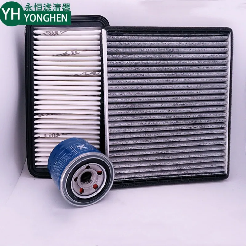 

set filters for hyundai accent air filter + cabin air condition+ Oil filter 28113-1G100 97133-1E000 26300-35503