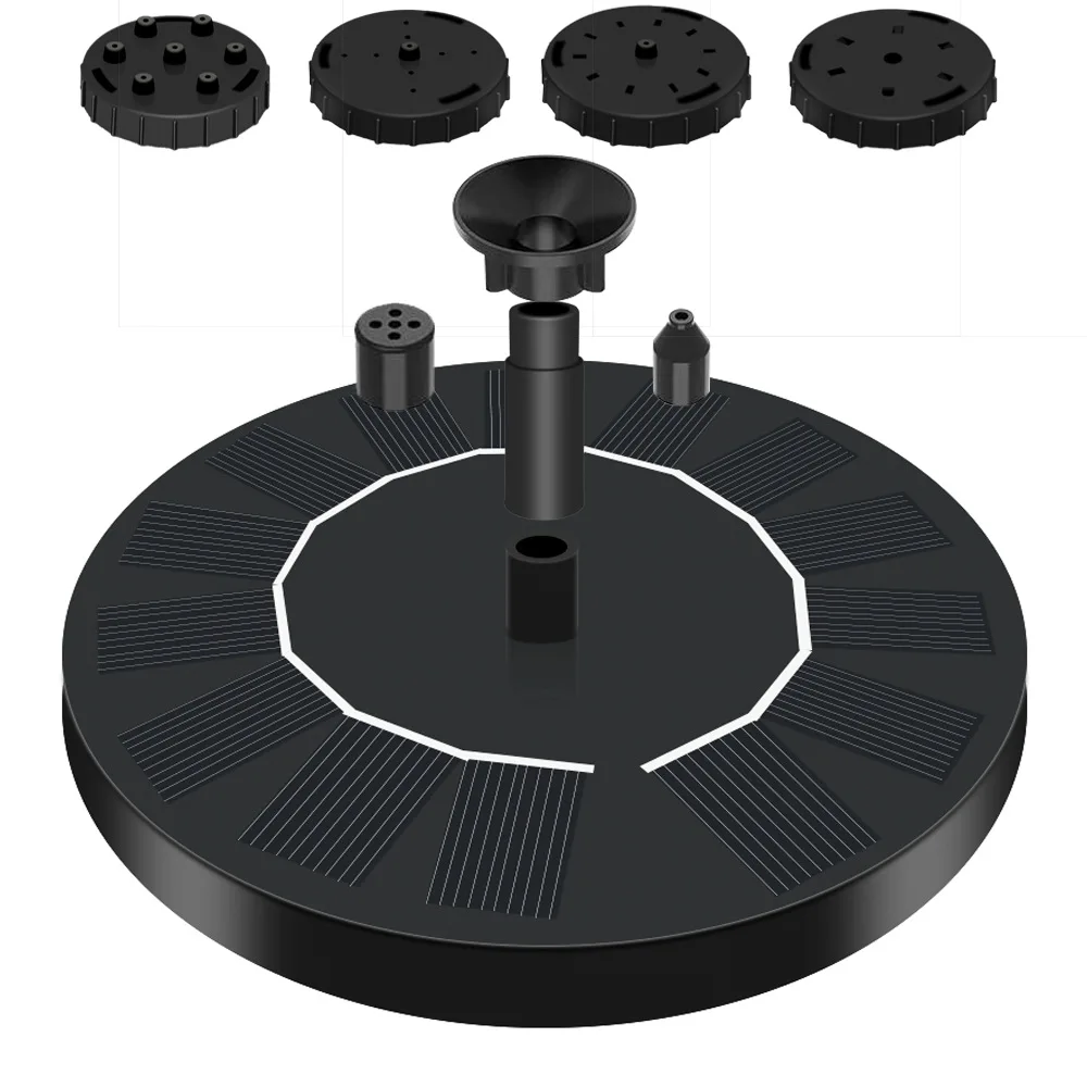 

Мини-фонтан на солнечной батарее, пруд, водопад, садовый фонтан, украшение, уличная птица, для ванной, на солнечной батарее, плавающий водяно...