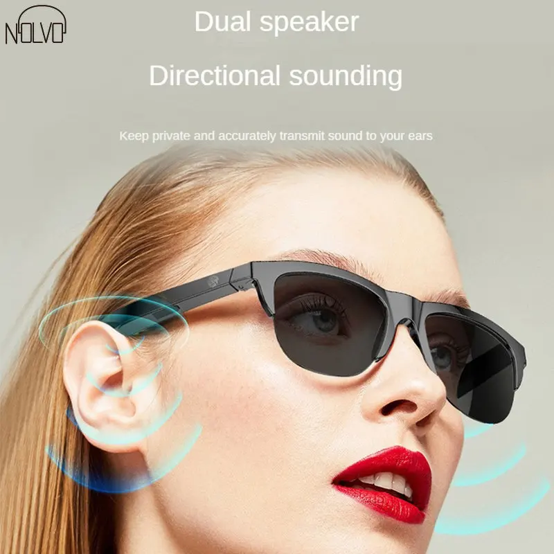 

Bluetooth Wireless Earbuds Earphones Headphones New Sun Glasses Earbuds Open Ear Headphone Bone Conduction Heatset Gaming