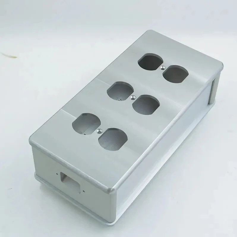 Полностью алюминиевый корпус питания HiFi США DIY Box Американский стандартный