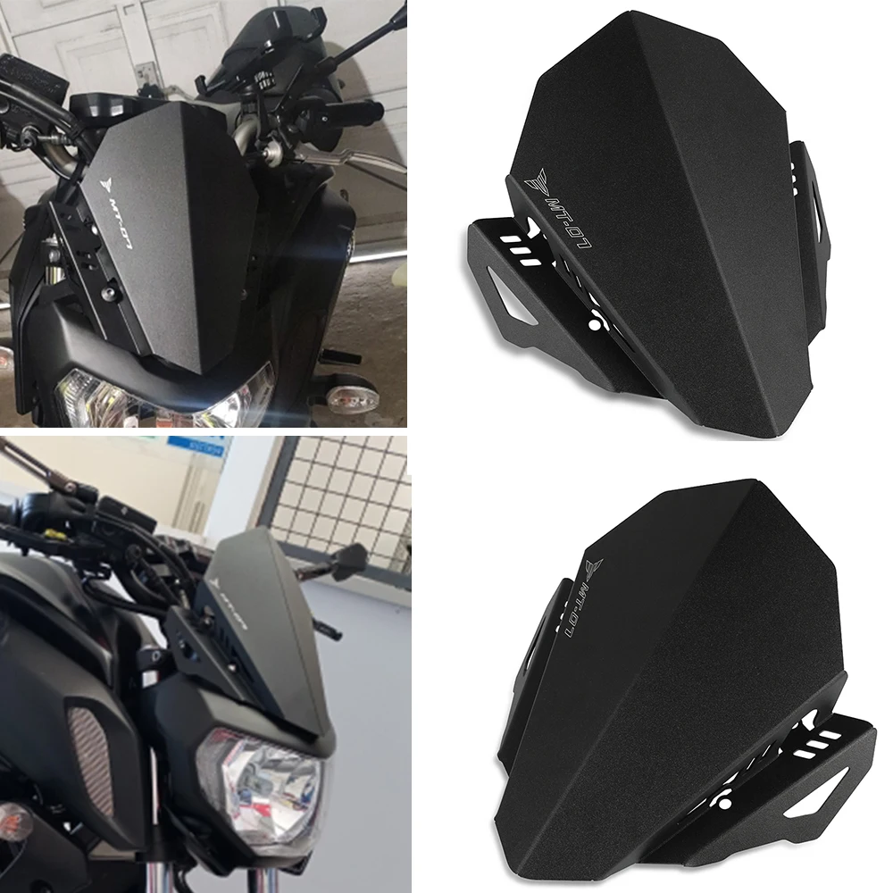 

Motorcycle Windshield Windscreen Kit Deflector Protector Wind shield For YAMAHA MT-07 MT07 MT 07 FZ07 FZ-07 FZ 2018 2019 2020