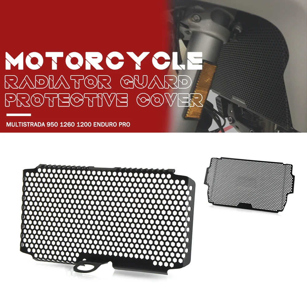 

For Ducati Multistrada 950 1260 1200 Enduro Pro S D Pikes Peak Radiator Tank Grille Guard Cover Protector Protection Motorcycle