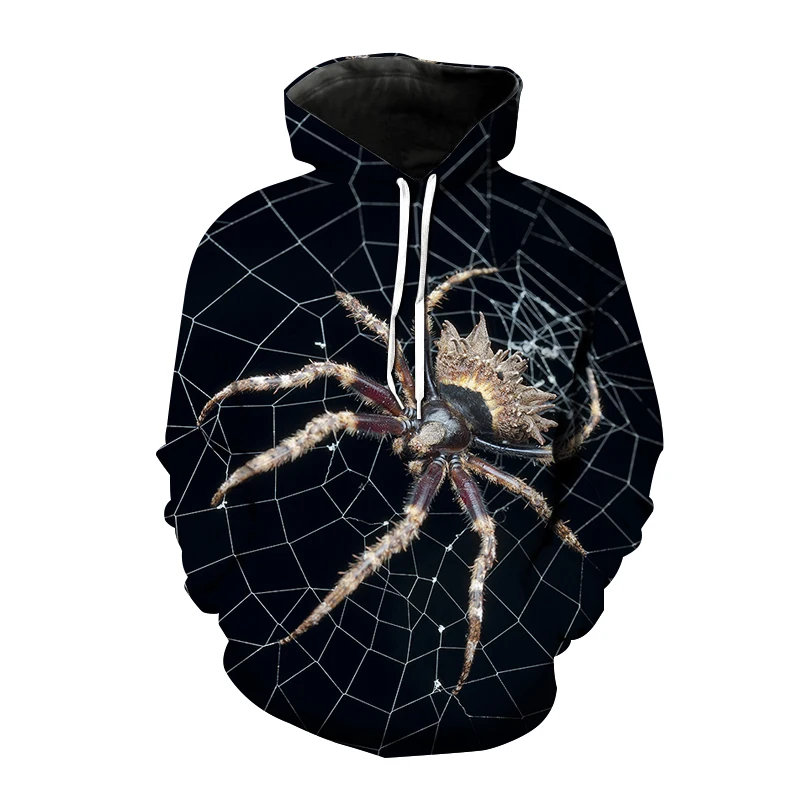 Hoodies 3d Print Animals Duck Pig Spider Sweatshirts Boys Girls Hooded Fashion Sweatshirts kids Cartoon Clothes Coat