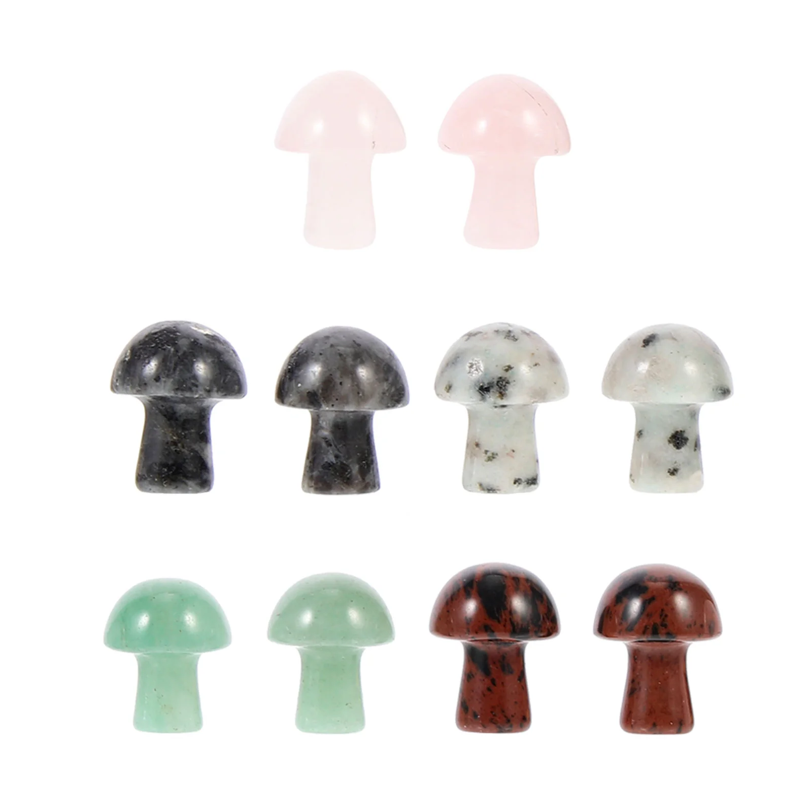 

Mushroom Stone Crystal Miniature Mini Mushroomsgemstone Figurines Agate Ornamentsfairy Scraping Facial Chakra