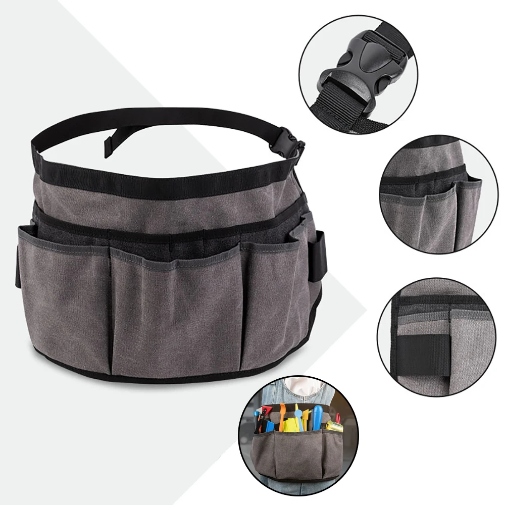 

Сумка для инструментов FOSHIO, черная, полиуретан