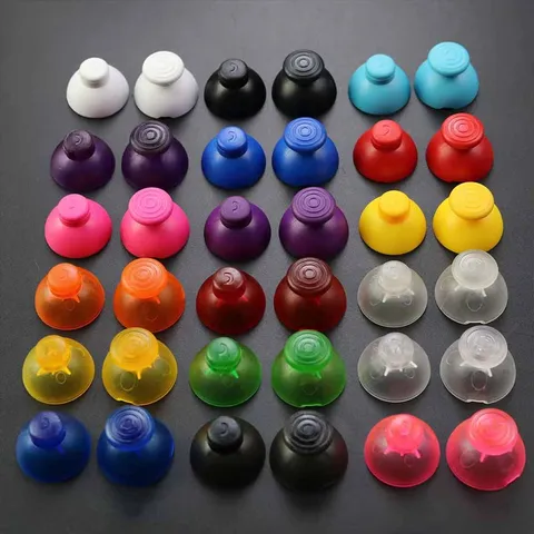 4 в 1 левый и правый 3D-аналоговый джойстик + кнопки большого пальца для Nintendo GameCube, запасные части для ремонта контроллера NGC GC