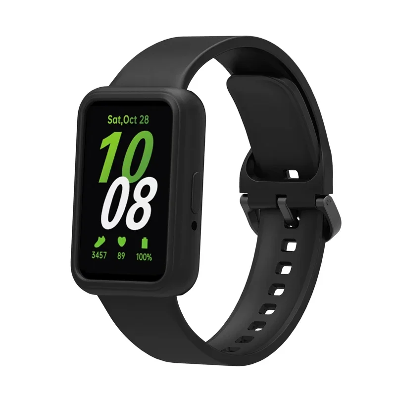 Силиконовый чехол и ремешок для Samsung Galaxy Fit 3 fit3 мягкий силиконовый сменный