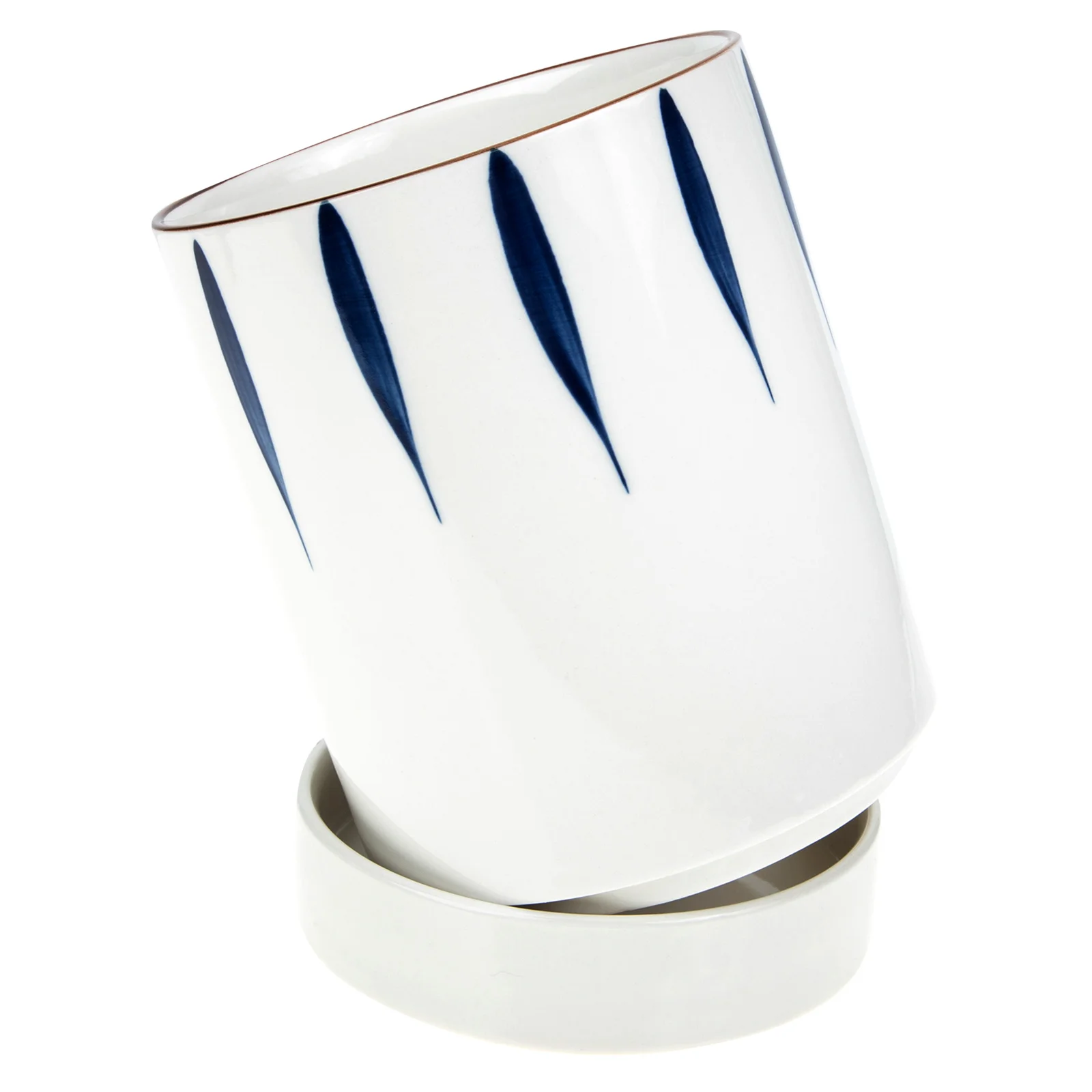 

Utensil Holder Caddy Kitchen Organizer Cutlery Spoon Flatware Chopsticks Crock Silverware Ceramic Storage Cooking Countertop