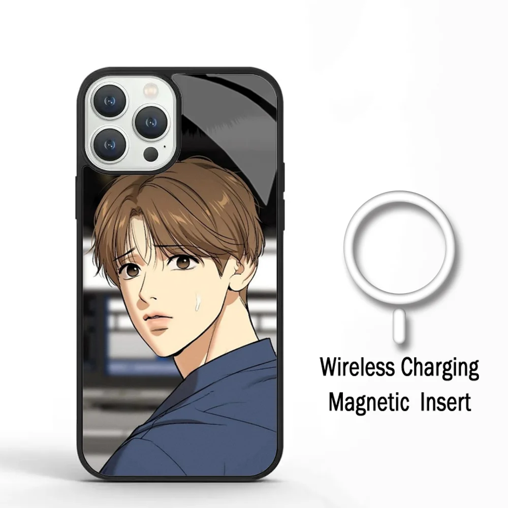 Чехол J-Jinx Jaekyung Kim Dan(2) для телефона IPhone 11 12 13 14 15 Plus Pro Max зеркальный акриловый чехол