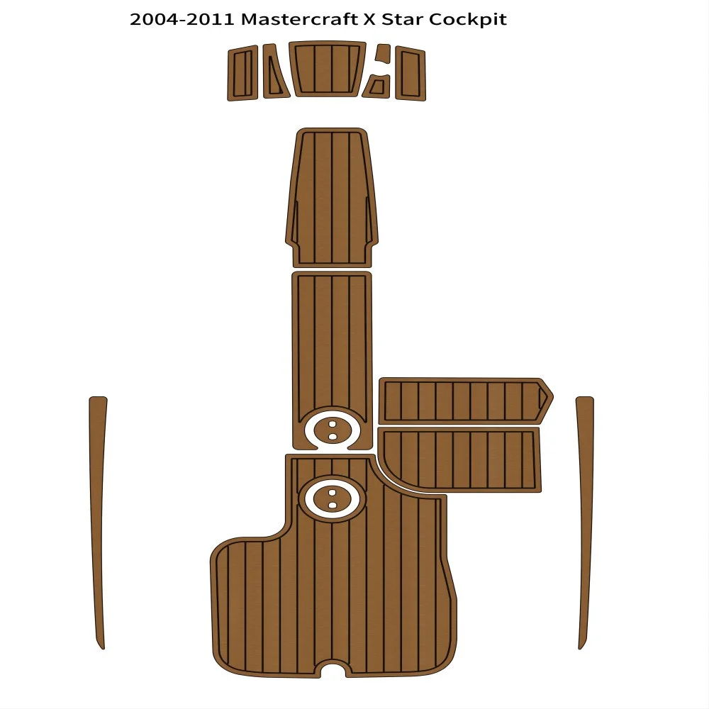 

2004-2011, коврик для кабины Mastercraft X Star, напольный коврик из искусственного тикового пенопласта для лодки