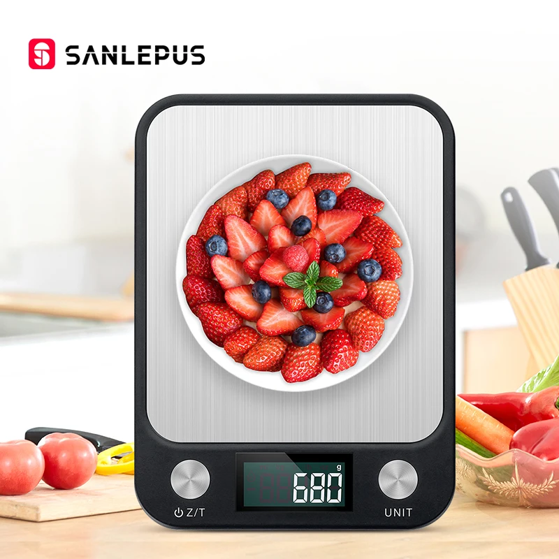 Электронные кухонные весы, точный цифровой прибор для измерения массы, для приготовления пищи и кофе, ювелирные изделия, максимальный вес 10 ...