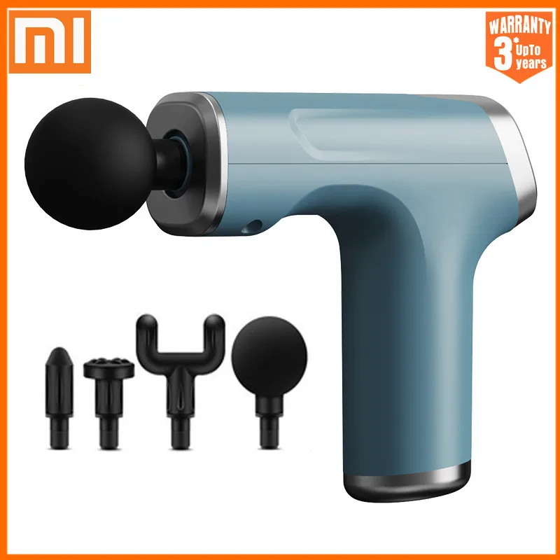 

Массажер Xiaomi 2023 для глубоких тканей, пистолет для расслабления мышц шеи и спины, тихий фитнес-массажный пистолет с высокой скоростью вращения