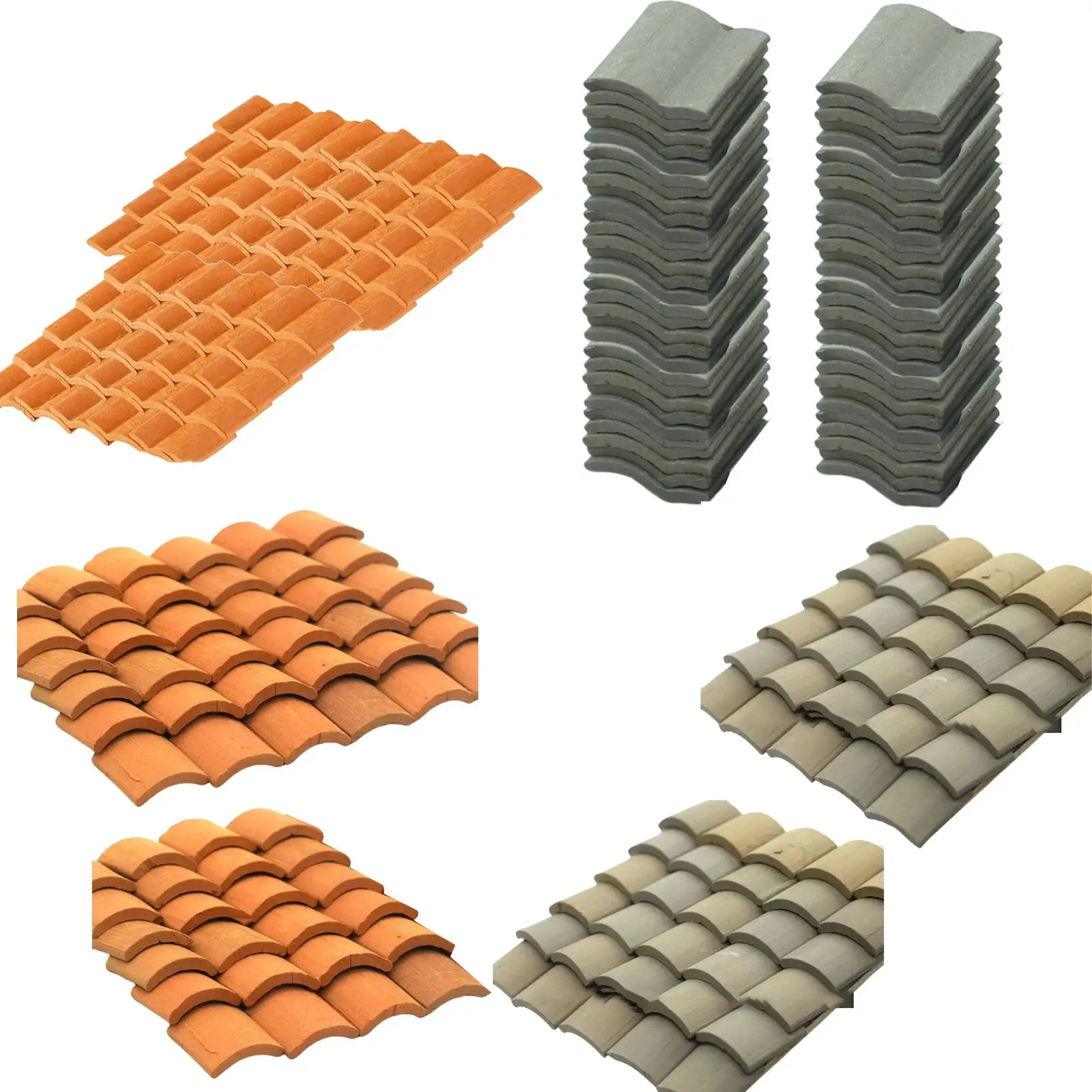 

Set of 60 Mini Dollhouse Miniature Roof Tiles Decoration for Dollhouses Living Room for Dollhouses Life Scene Props