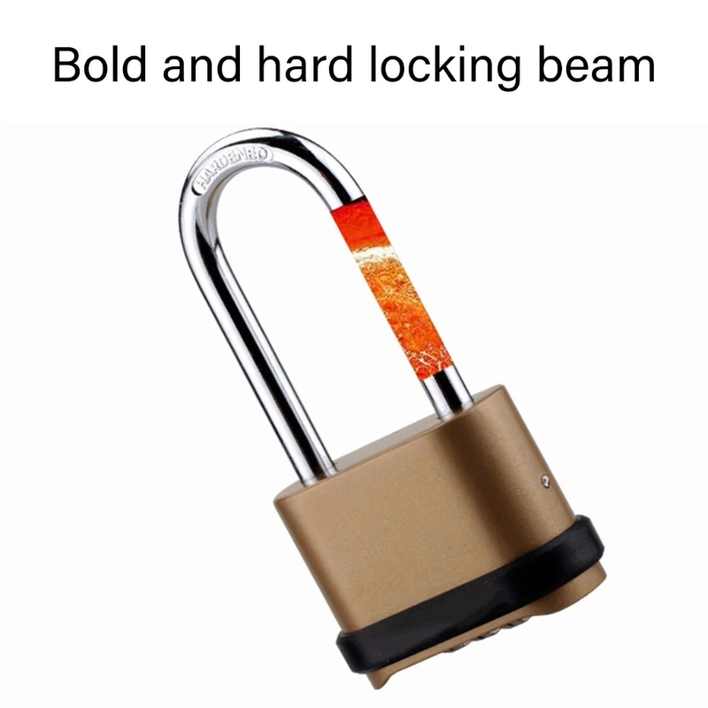 Комбинированный навесной замок из прочного сплава для защиты ценных вещей