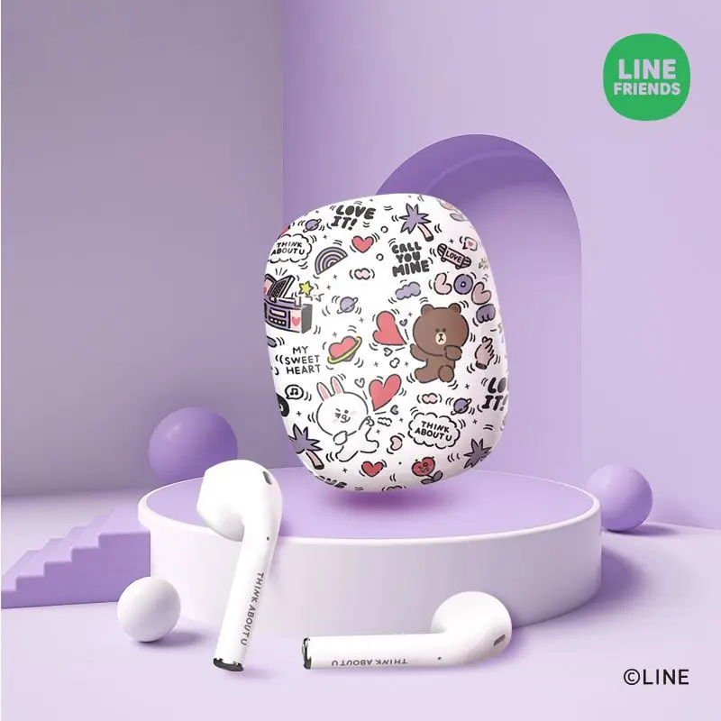 

Беспроводная Bluetooth-гарнитура Line Friends с шумоподавлением