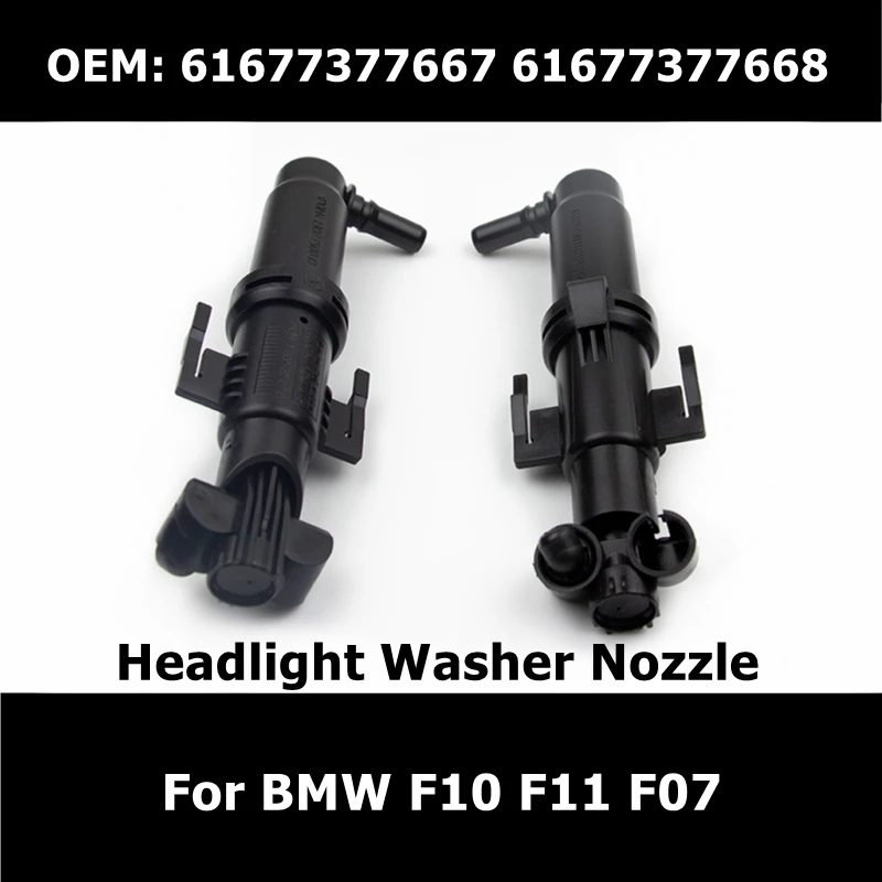 

61677377667 61677377668 High Quality New Left/Right Side For B MW F10 F11 F07 Headlight Washer Nozzle Car Accessories