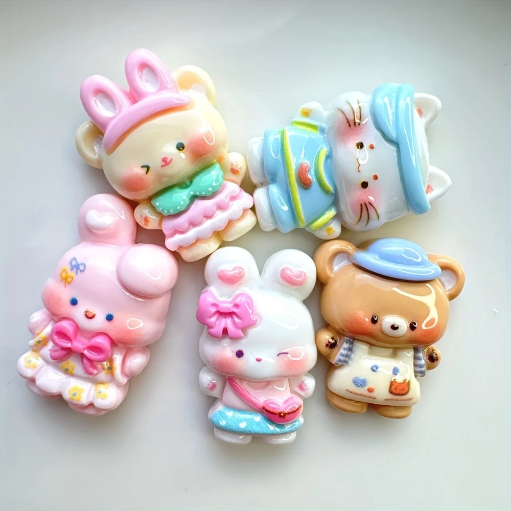 

Магниты с кроликом и медведем