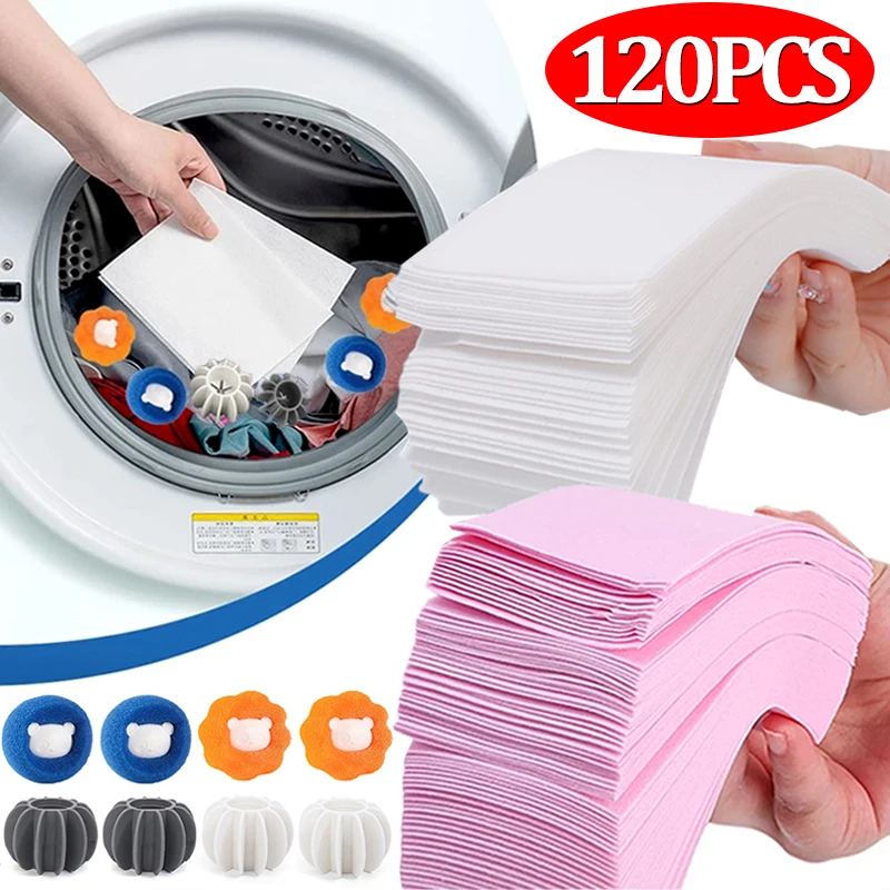 

30-120PCS Laundry Tablets Laundry Soap Concentrated Washing Powder Detergent Softener For Washing Machines Laundry Sponge Ball