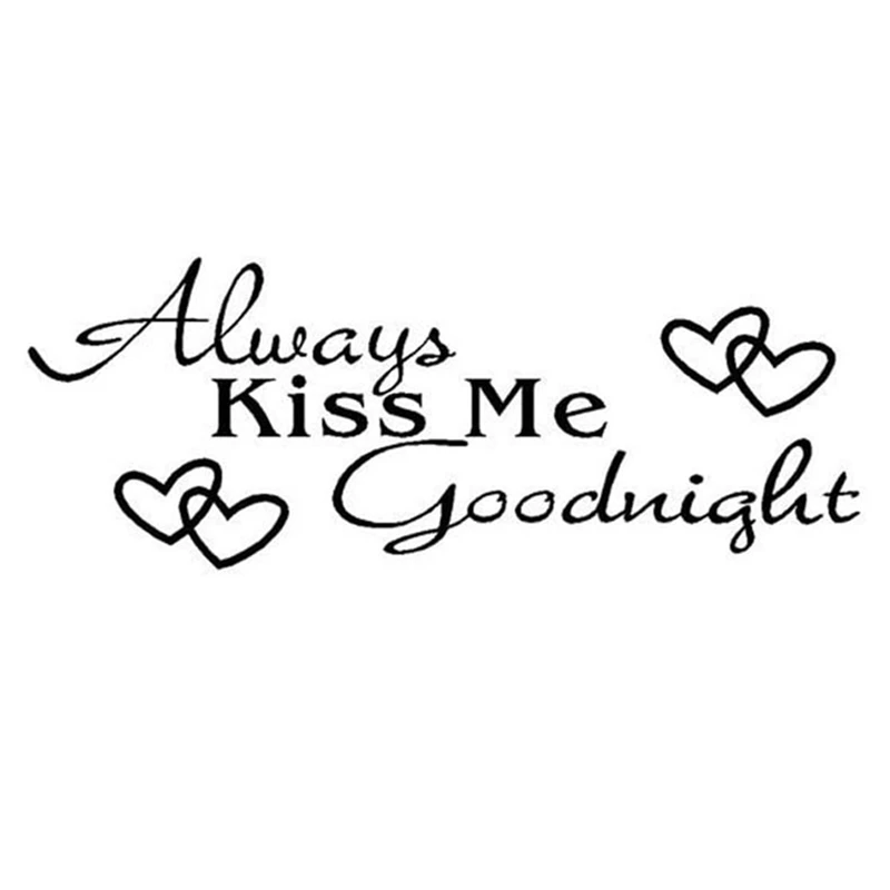 Наклейка на стену со съемной надписью английском языке |