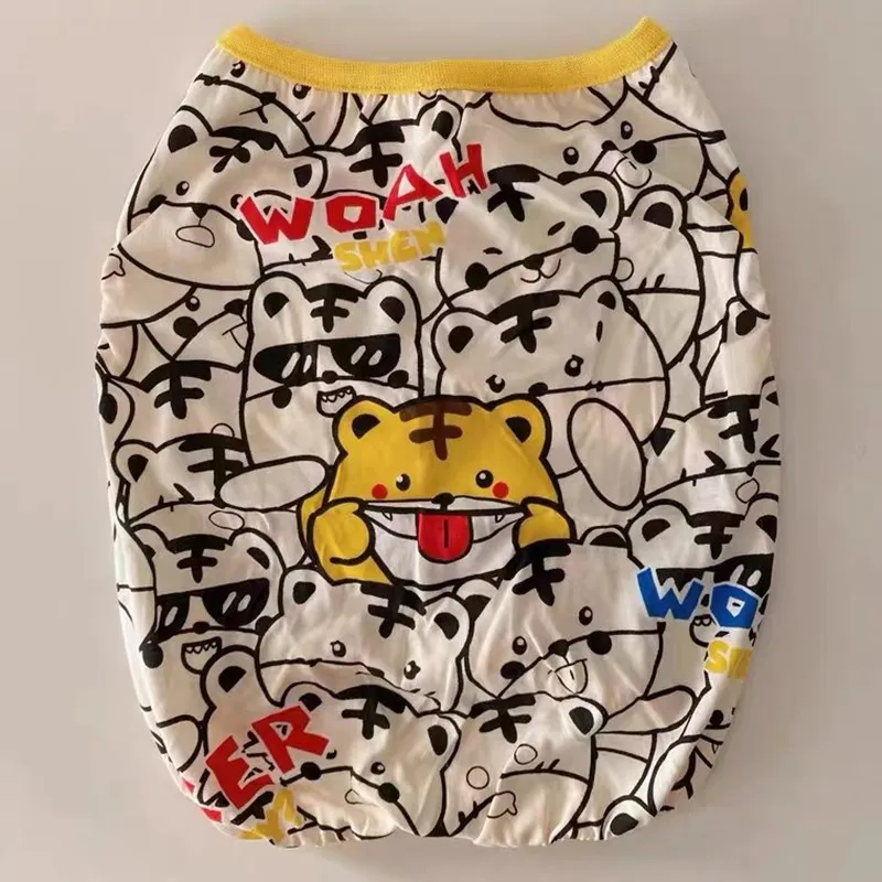 Футболка с принтом в виде милого Тигра для французского бульдога маленьких и