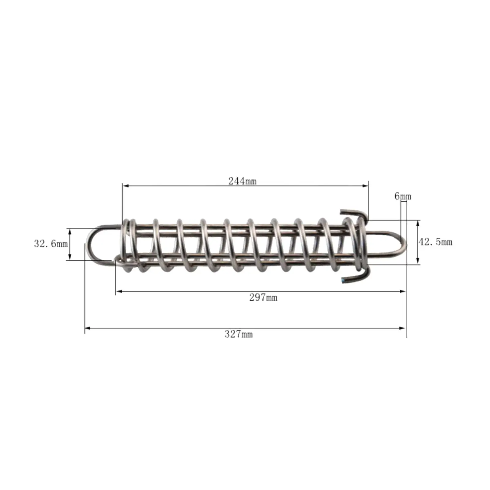 Пряжка из нержавеющей стали для швартовного каната прочная палатки кемпинга