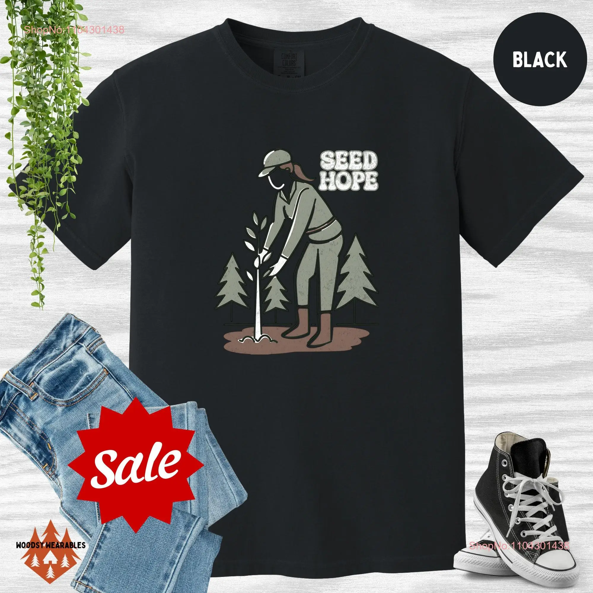 Футболка Forester Seed Hope экологическое сохранение экологически чистые посадочные