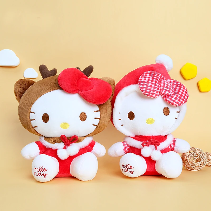 

Рождество для Hello Kawali Melody Мультяшные плюшевые куклы Sanrio день рождения плюшевые детские мягкие веселые игрушки My Kuromi Kitty Мягкие подарки