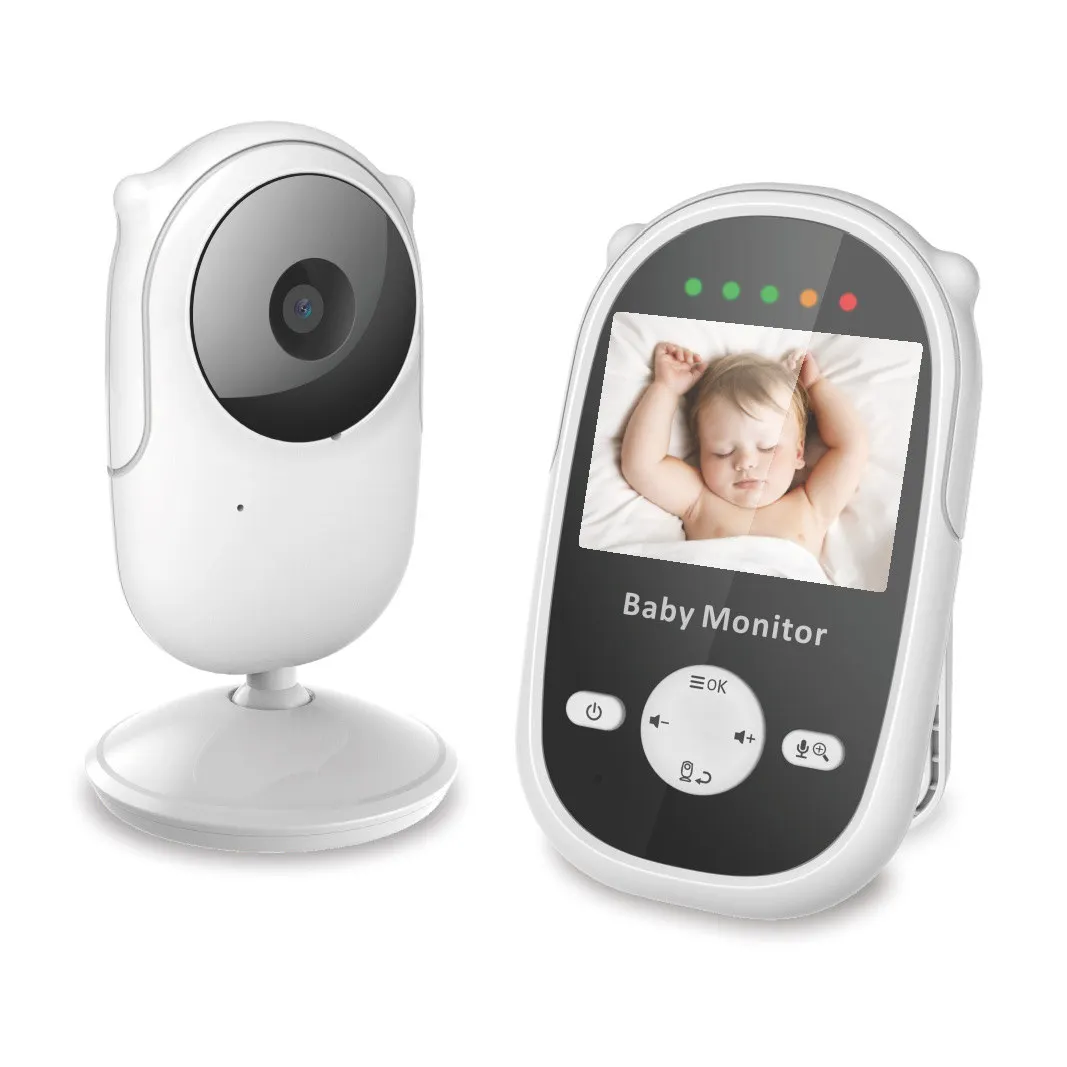 

2.5inch Wireless Video Baby Monitor Color Camera Two-way Intercom Infrared Night Vision Temperature Monitoring Babysitter Nanny