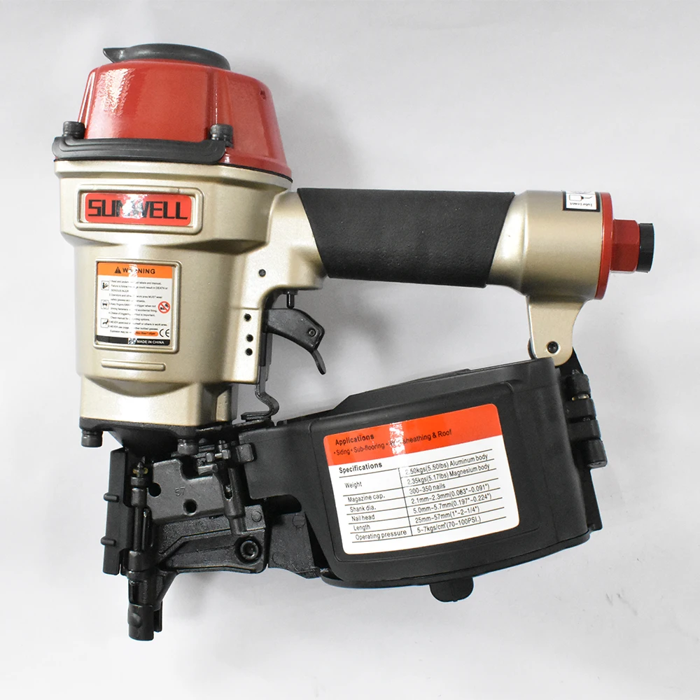 

Shooting Nail High Pressure Powerful Air Tool Coil Nailer Spare Parts CN55 Pneumatic Air Nail Gun