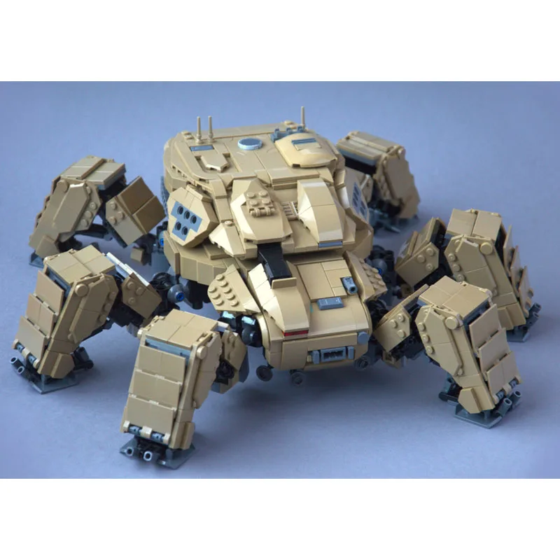 Фото MOC-212379 Конструктор MOC: Механические Монстры, Военная Серия, Модульный Танк, 1923 Детали, Игрушки, Креативные Кирпичики №4