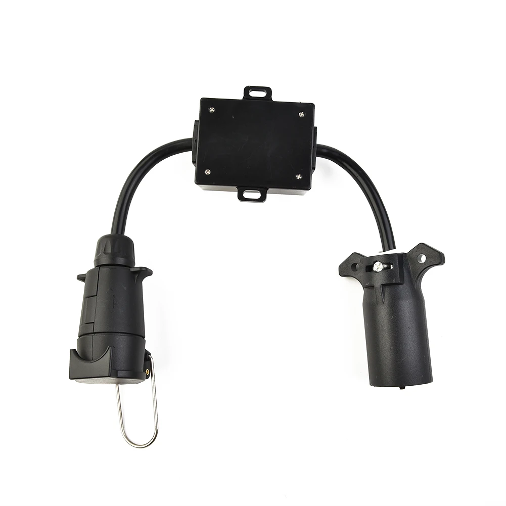 

Trailer Light Converter 7-Pin Round Plug For Converting A US Style 7 Way Connector To A European 7-Way Trailer