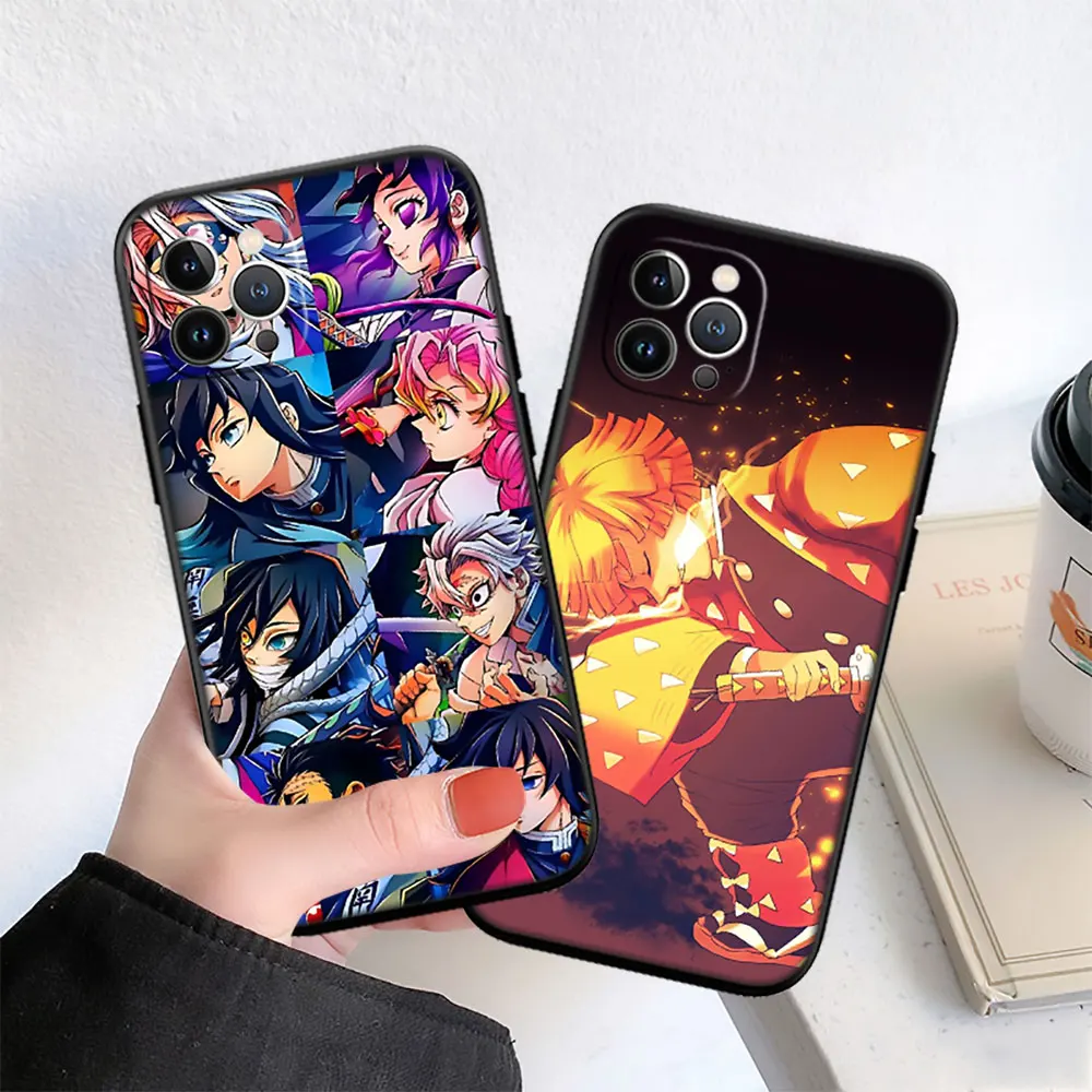 XH7 Demon Slayer Soft Silicone Case for Xiaomi Mi Poco F1 F2 F3 M2 M3 M4 M5 C3 X2 X3 X4 GT NFC Pro